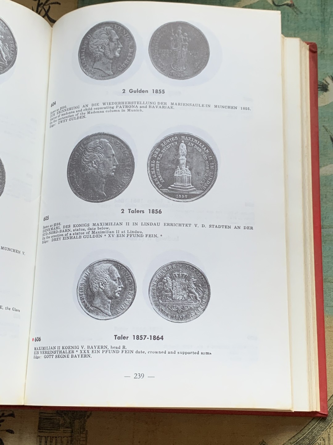 《竞宝斋》第128场-周日，周一 ，2场连拍（全场包邮） 达文波特 1800至今 欧洲克朗及泰勒目录 423页