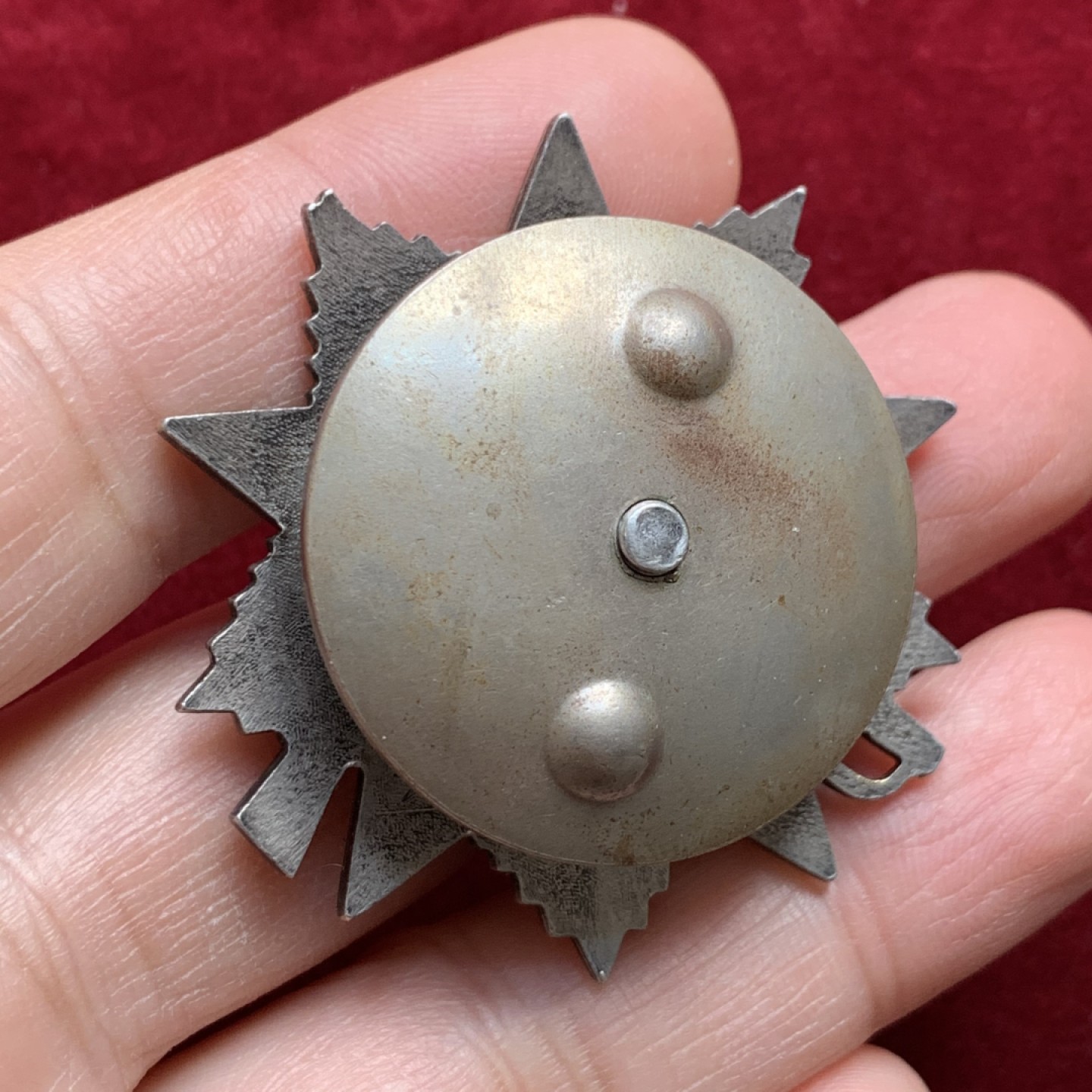 《竞宝斋》第128场-周日，周一 ，2场连拍（全场包邮） 苏联85版二级卫国战争勋章 1985 银质镀金 俄文：卫国战争