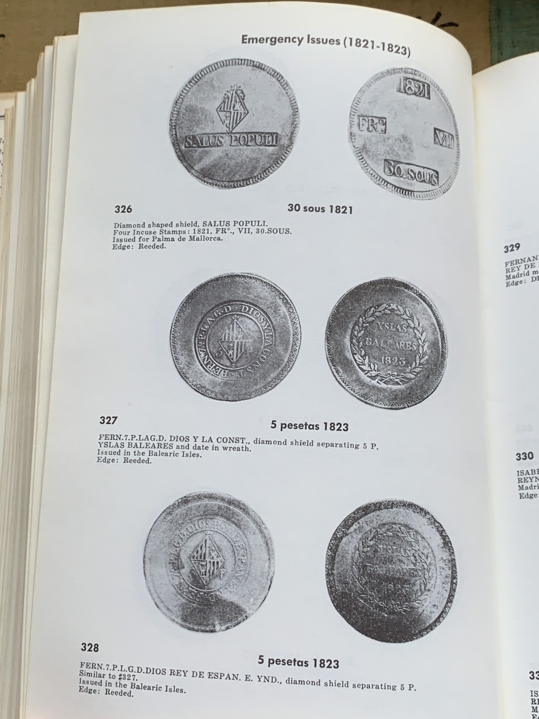 《竞宝斋》第128场-周日，周一 ，2场连拍（全场包邮） 达文波特 1800至今 欧洲克朗及泰勒目录 423页