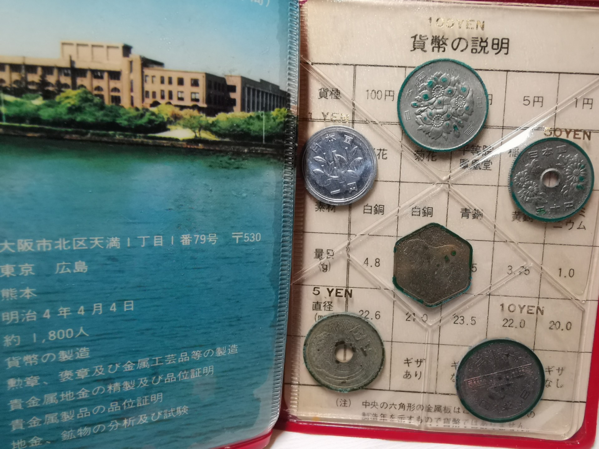 捡漏零元起+1 小岛日本纪念币专场 第二拍  日本纪念币 1979 年1-100円带羊年纪念章6枚日本套币