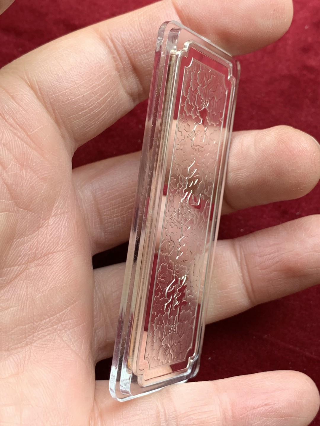 《竞宝斋》第128场-周日，周一 ，2场连拍（全场包邮） 沈阳造币公司 兔年 30克贺岁银条 999银 工艺不错 玉兔呈祥 寓意好。