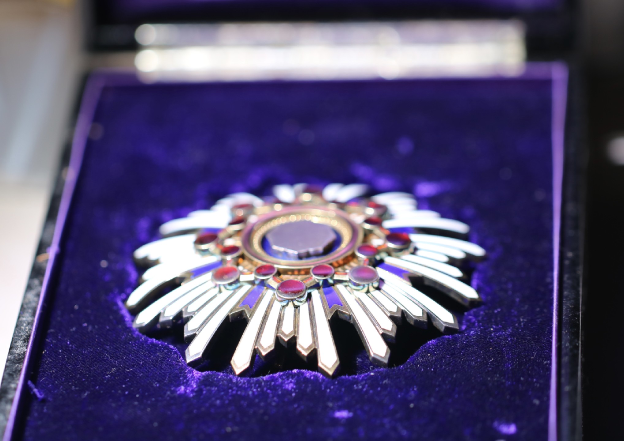 大猫徽章拍卖第212期  勿忘国耻 勋二等瑞宝章 原盒全品相