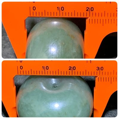 天然青海料和田玉面包圈大平安扣一个 天然青海料和田玉面包圈大平安扣一个