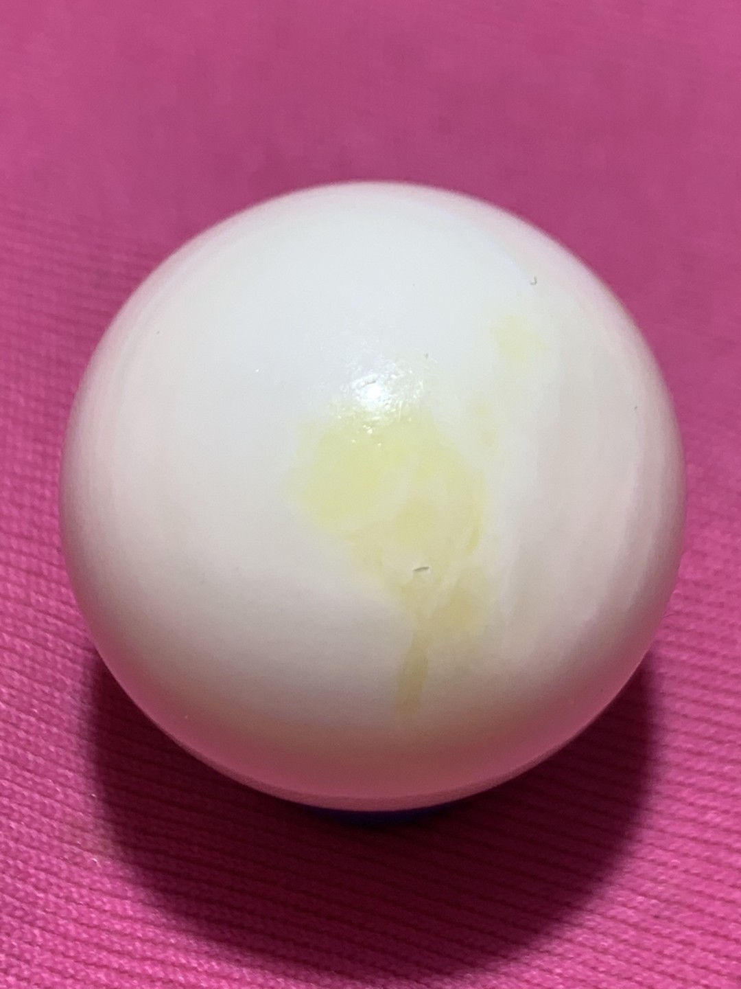深海飘黄贝化玉2.1圆珠一颗