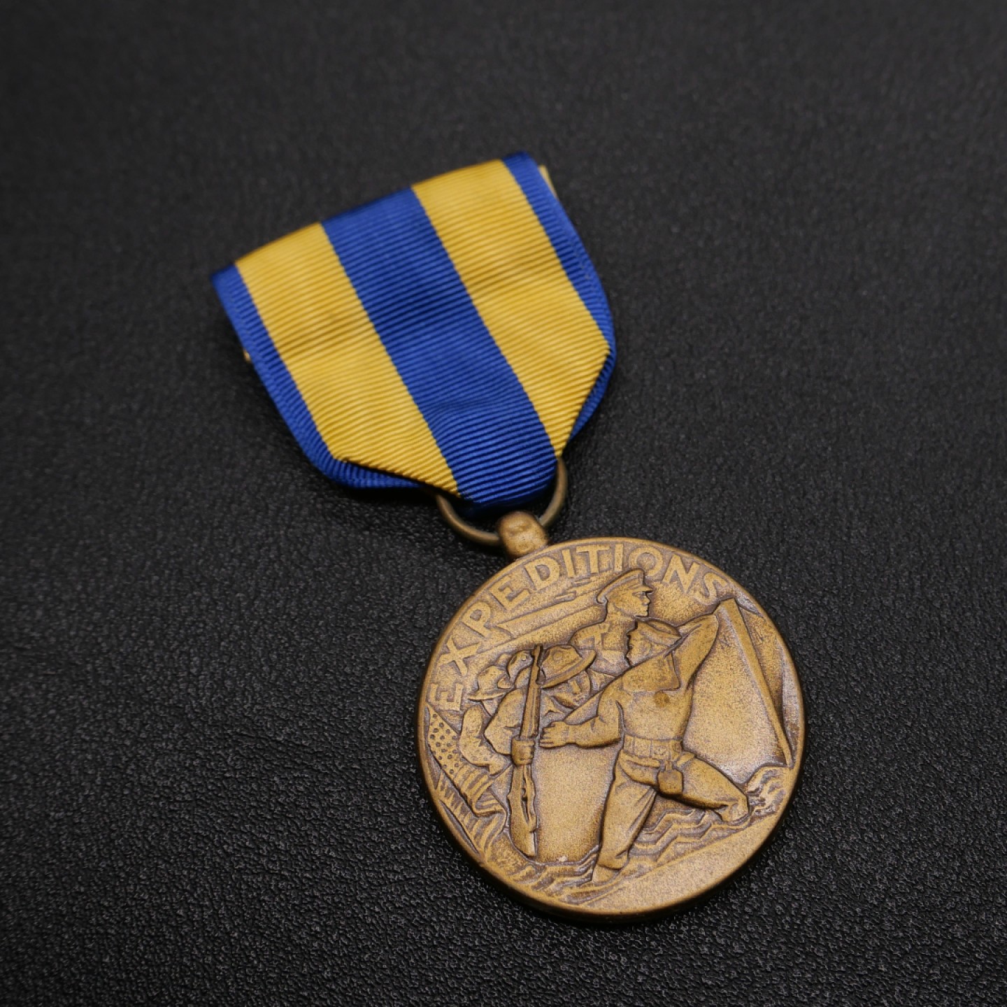 勋章奖章交易所2023年元旦拍卖 美国海军远征奖章，1936年设立