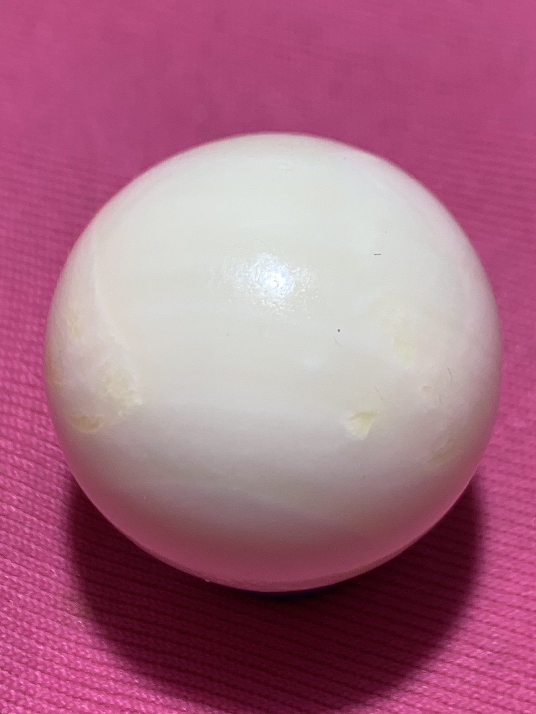 深海飘黄贝化玉2.1圆珠一颗