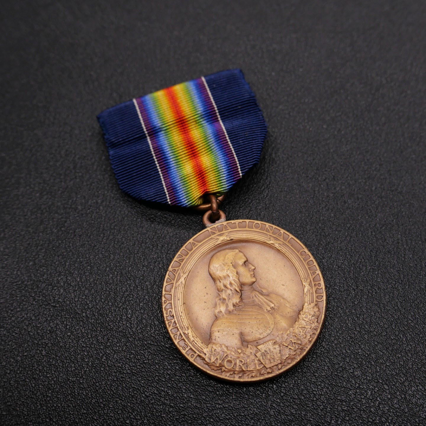 勋章奖章交易所2023年元旦拍卖 美国宾夕法尼亚州一战胜利奖章