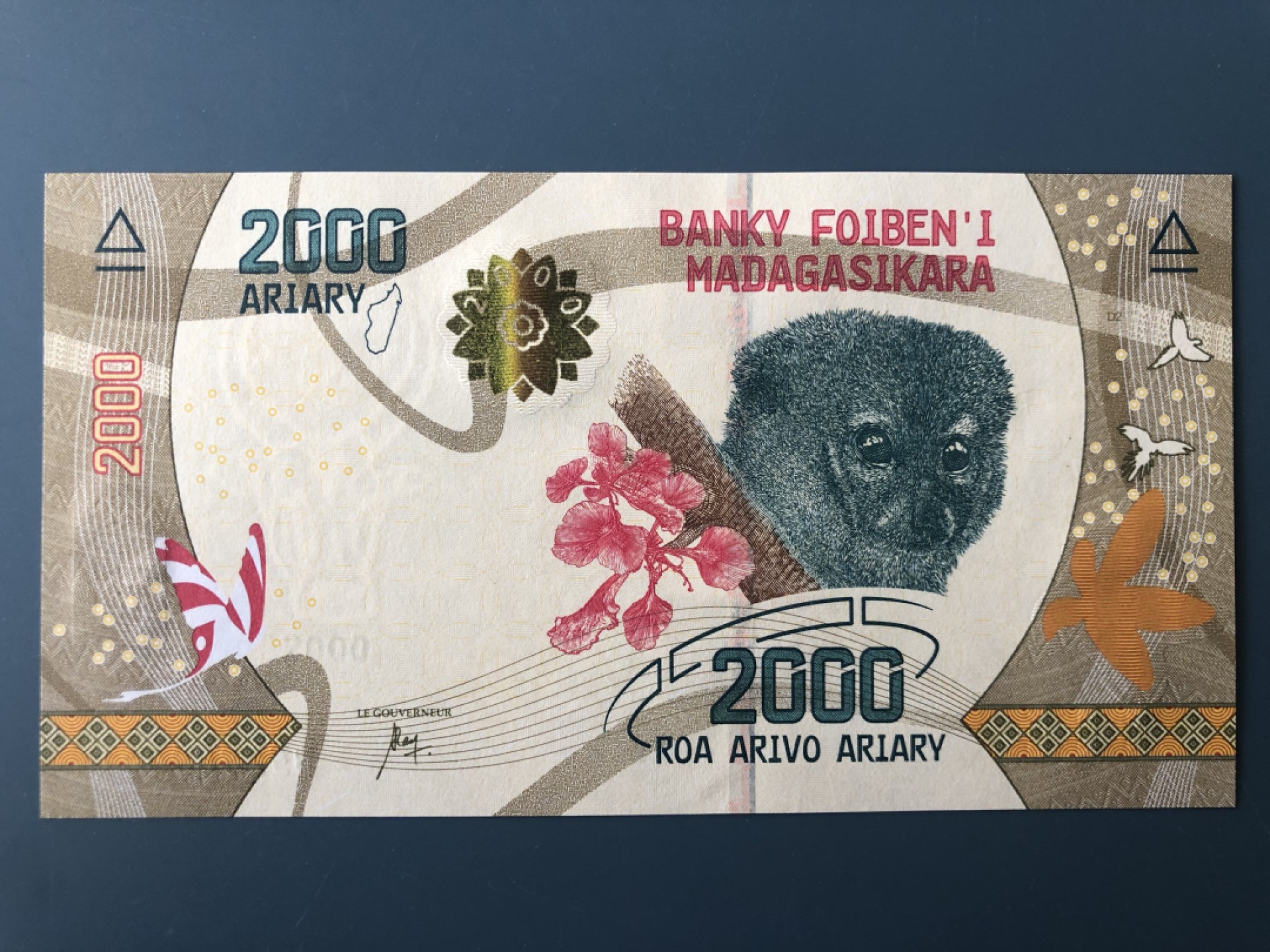 小钞市外钞（入门级-非洲篇及几张其他） 马达加斯加2000 阿里亚里GEM UNC