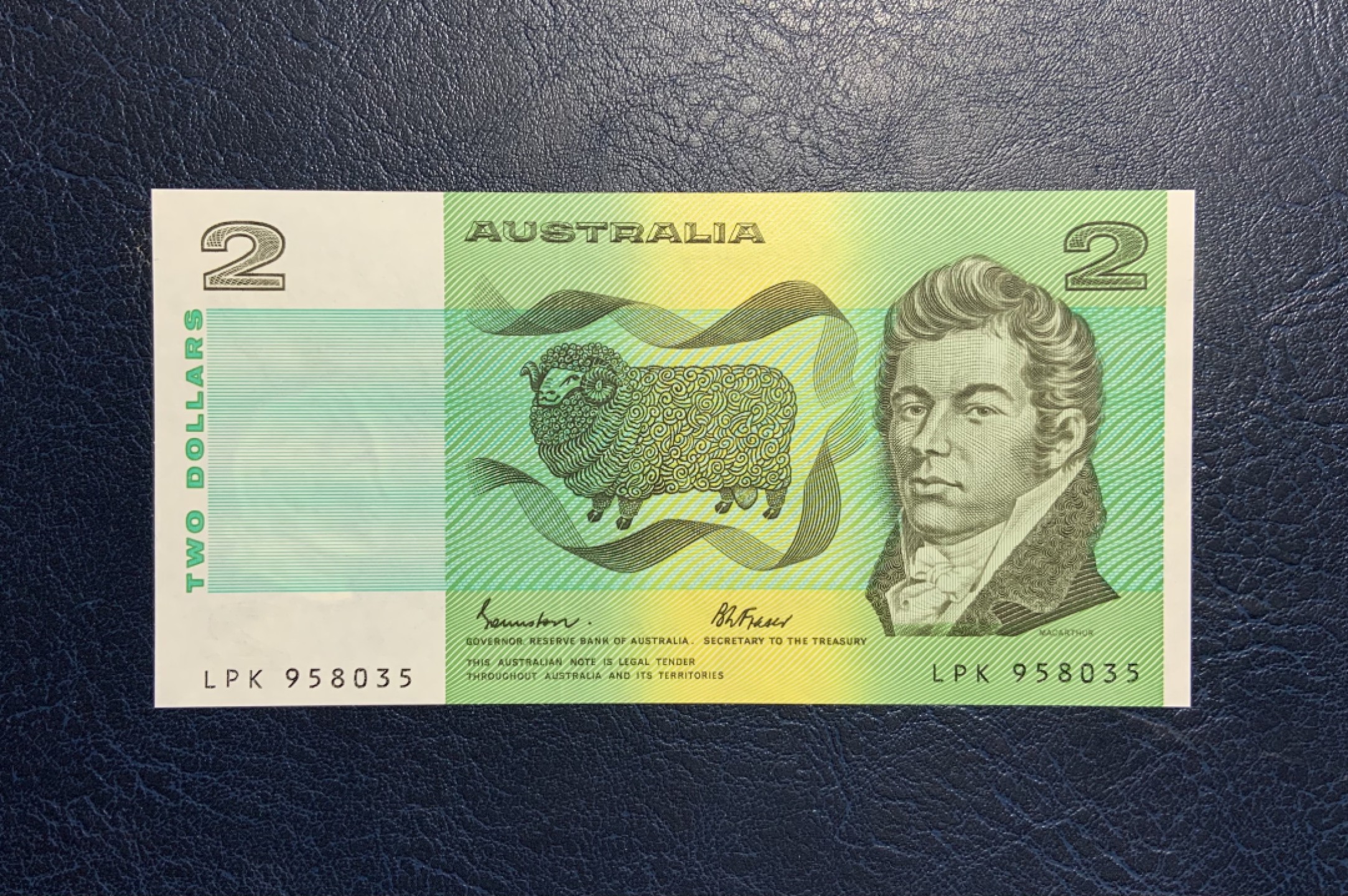 收藏联盟Quantum Auction 第222期拍卖 澳大利亚1985年2元 品相全新UNC 配有原版纪念册 