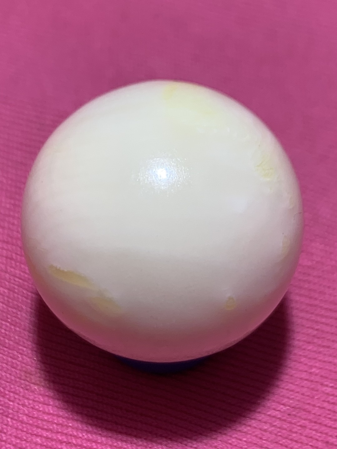 深海飘黄贝化玉2.1圆珠一颗