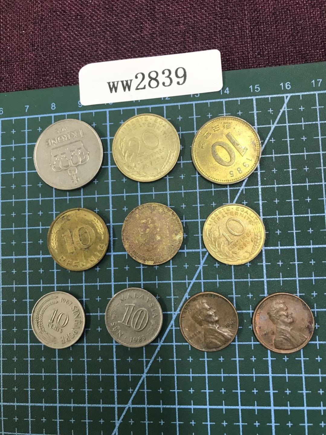 硬币3 外国硬币十枚