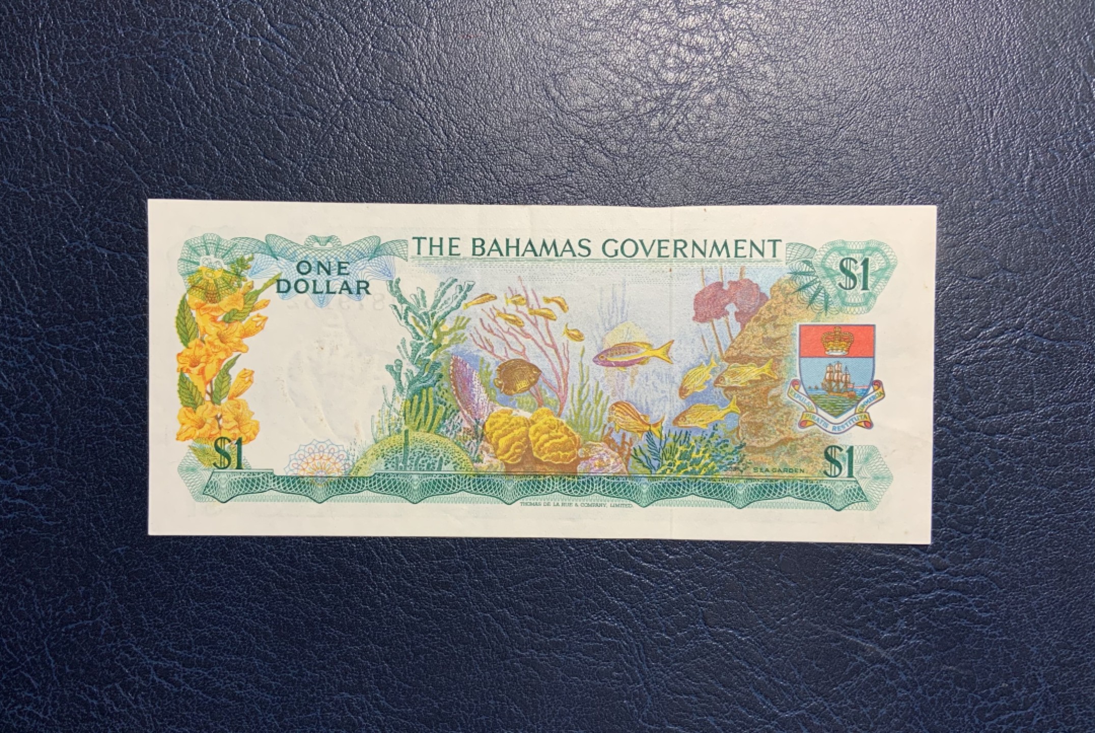 收藏联盟Quantum Auction 第222期拍卖 巴哈马1965年1元 品相AU- 少见首发年份