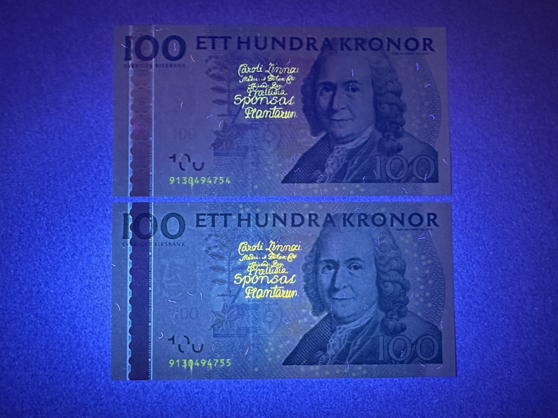 《张总收藏》85期——外币精品 瑞典100克朗 UNC 连号2张 2009年