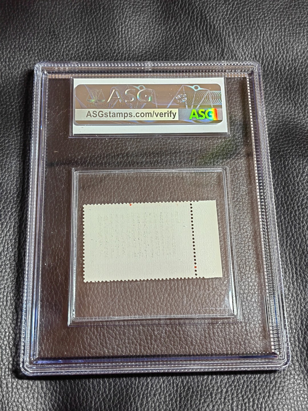 洪涛臻品批发群  精选邮票限时拍卖第一百二十九期 文7独立★新★ASG85分OG  带边纸6，大盒内衬，非常漂亮，最新最严格最新出分，壳子完好无划痕，绝中绝送评，经典人气票，85分超高性价比，喜欢不要错过