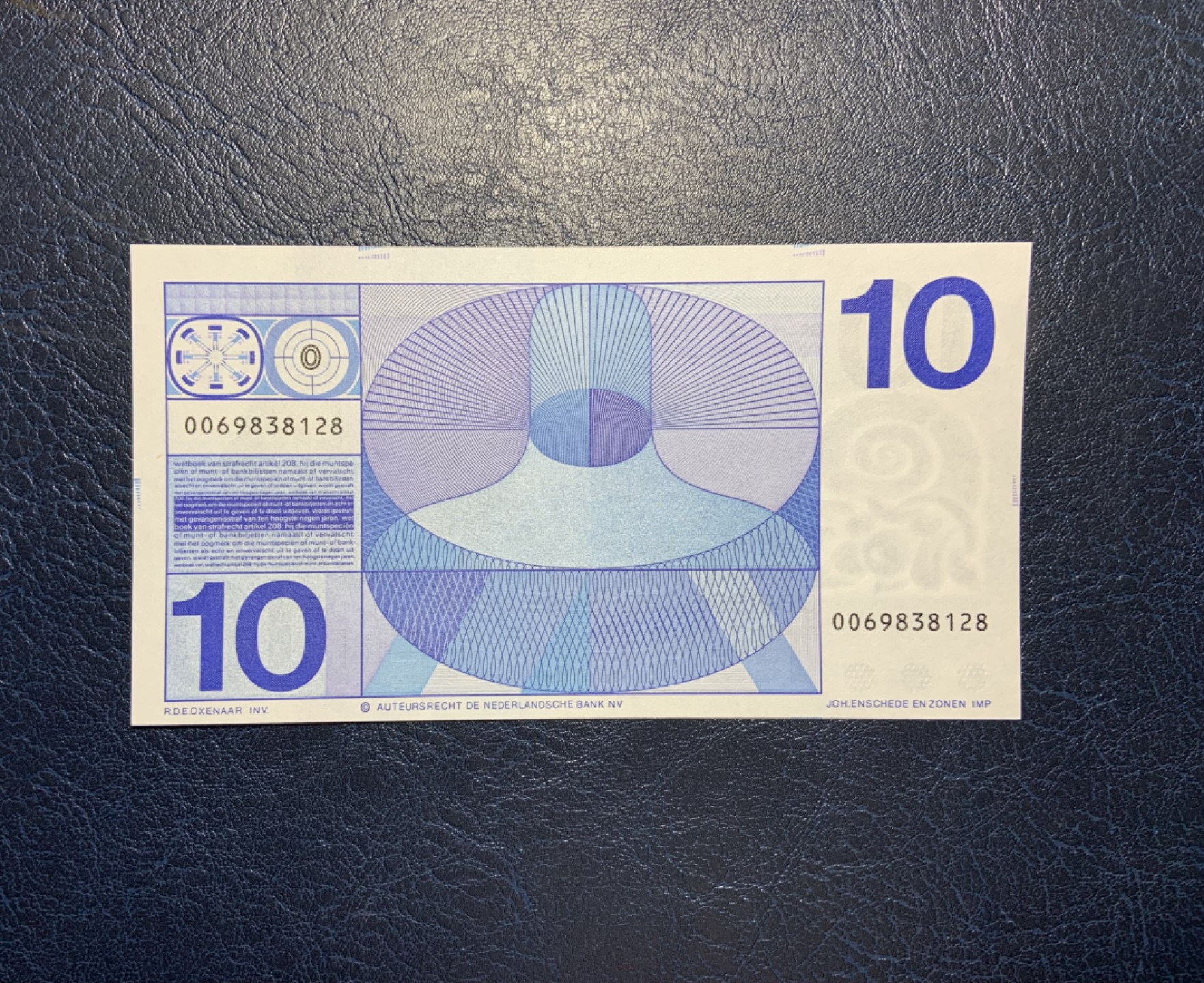 收藏联盟Quantum Auction 第222期拍卖 荷兰1968年10盾 品相全新UNC 牛眼版 全程无47尾8靓号