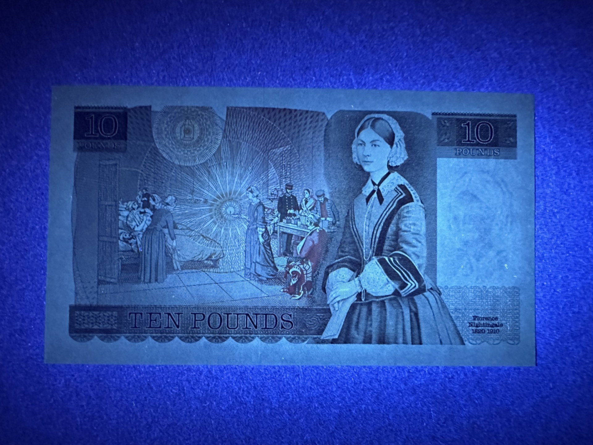 《张总收藏》85期——外币精品 英格兰10镑 UNC D序列 D.H.F. Somerset签名 早期双面雕刻版本 P-379b