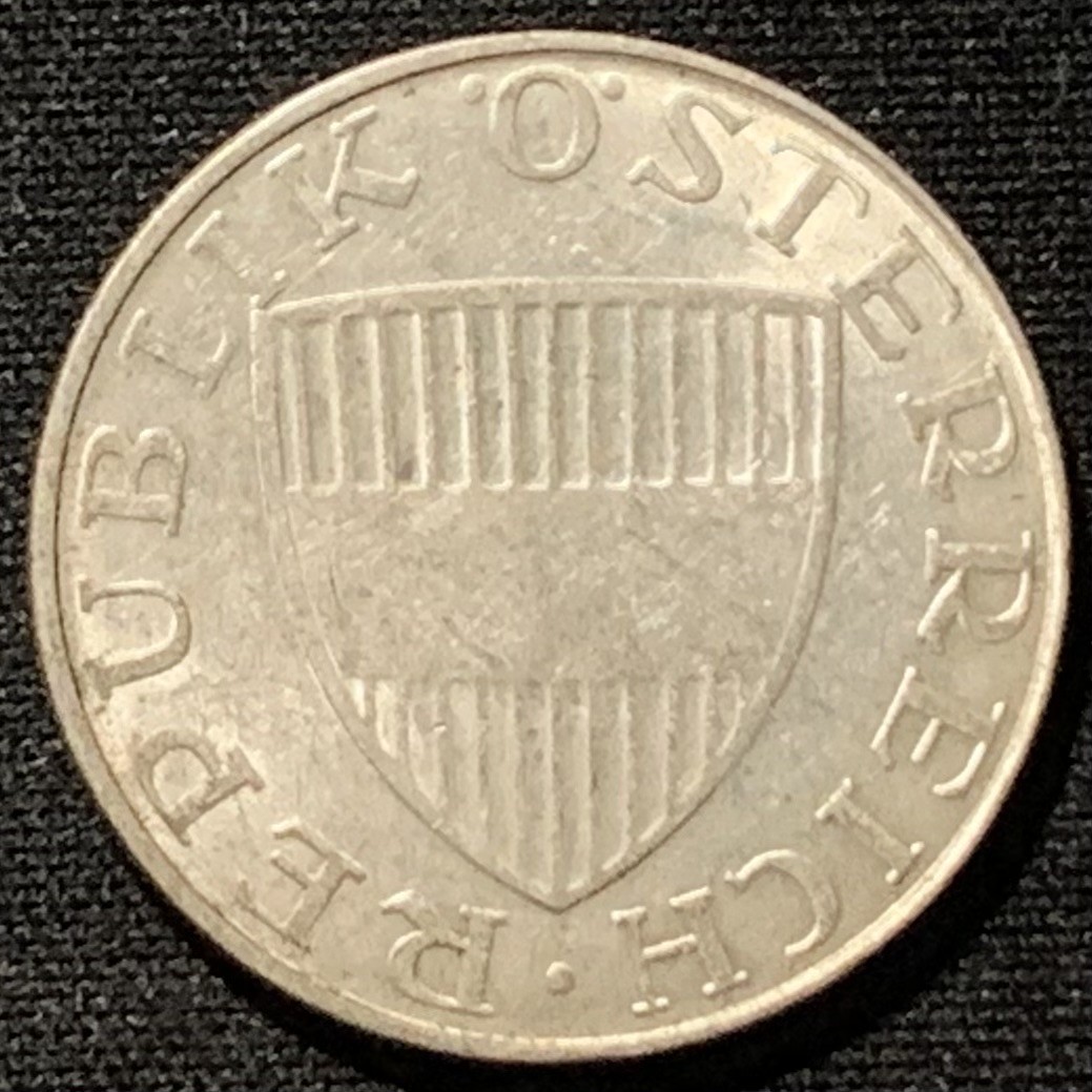 紫瑗钱币——第251期拍卖 奥地利 1971年 女神 10先令 7.5克 0.64银 UNC