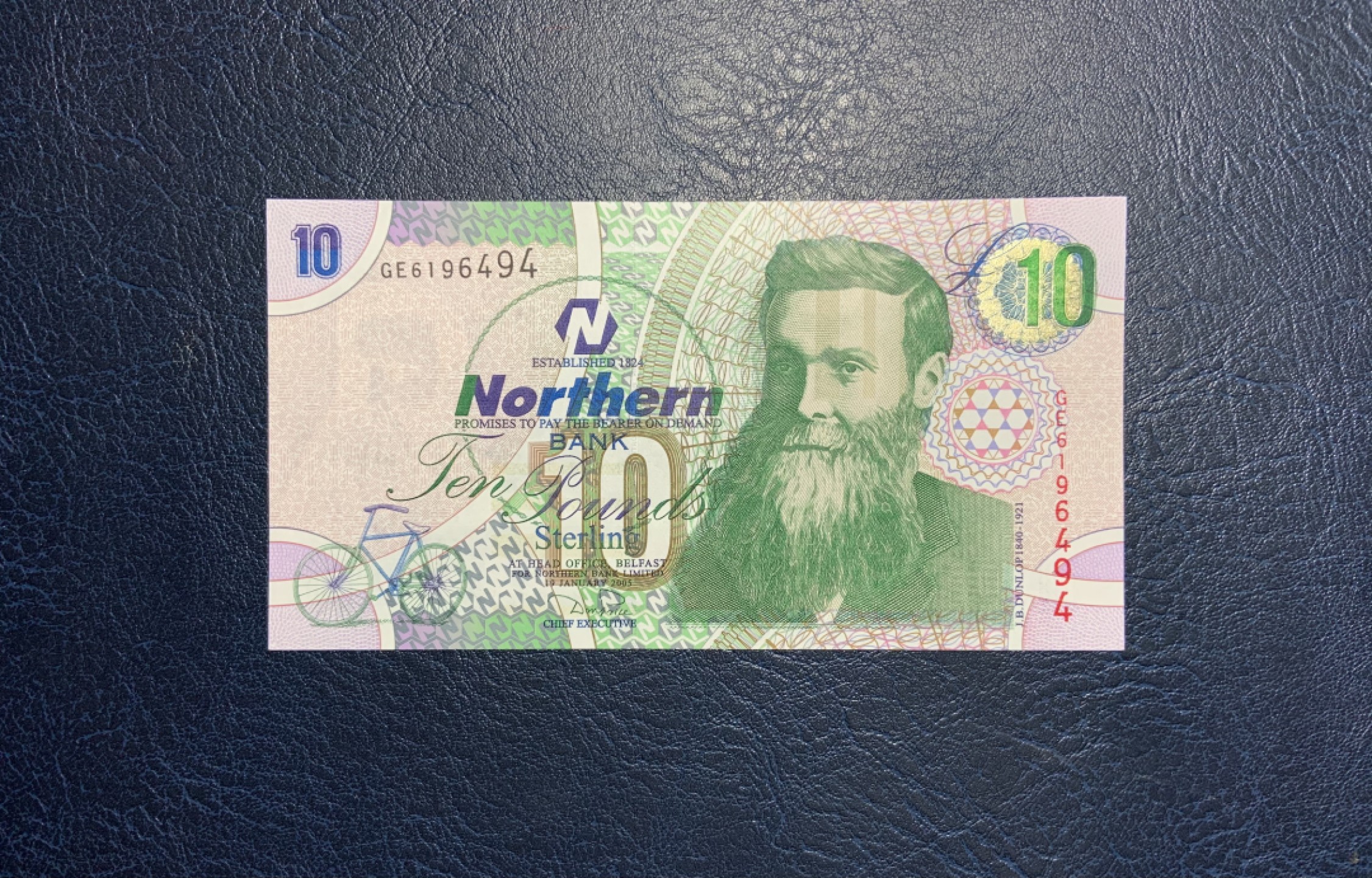 收藏联盟Quantum Auction 第222期拍卖 爱尔兰北方银行2005年10镑 品相全新UNC