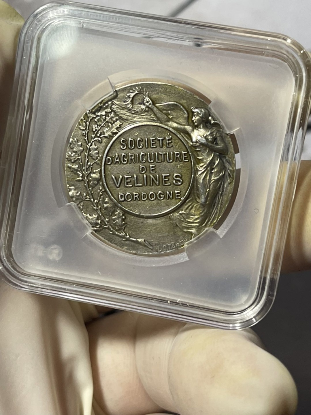 第七场，法国艺术章牌代币拍卖（实时专场） 法国玛丽安娜花环银质奖章