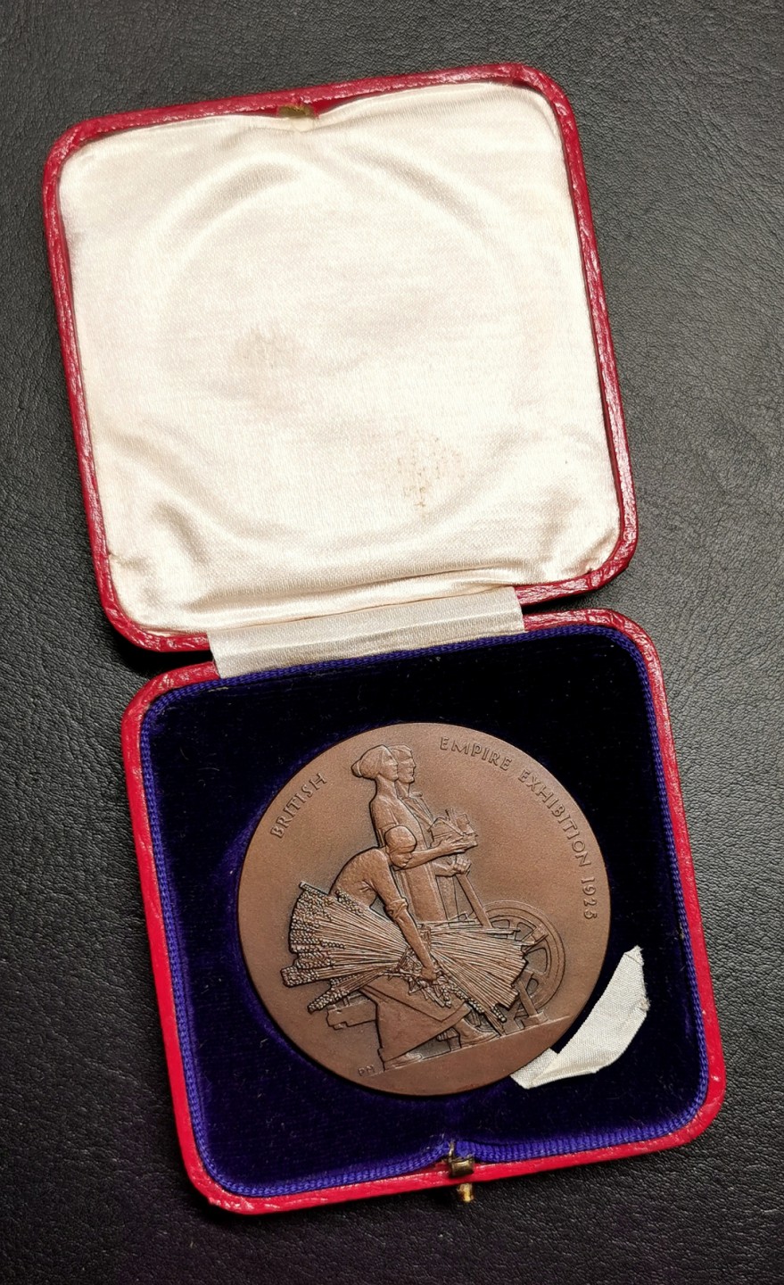 凡希社世界钱币微拍第二百二十五期 荐！1925大英帝国博览会官方纪念铜章RM原盒全品！