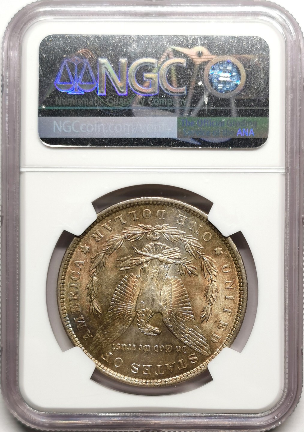 凡希社世界钱币微拍第二百二十五期 1886美国摩根壹元NGC-MS64