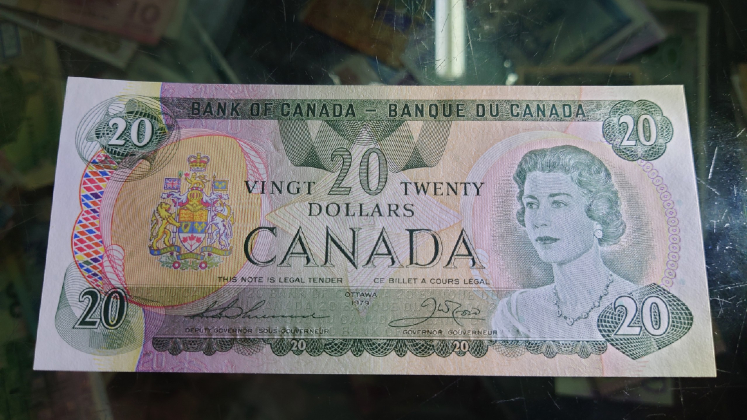 【世界钱币收藏】精选微拍第54期暨2023年第一期 新出分部分精品上拍 1979年加拿大20元景观版 狮子号7777 全新绝品原票