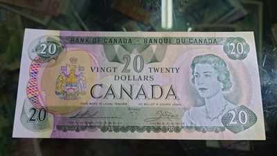 【世界钱币收藏】精选微拍第54期暨2023年第一期 新出分部分精品上拍 1979年加拿大20元景观版 狮子号7777 全新绝品原票