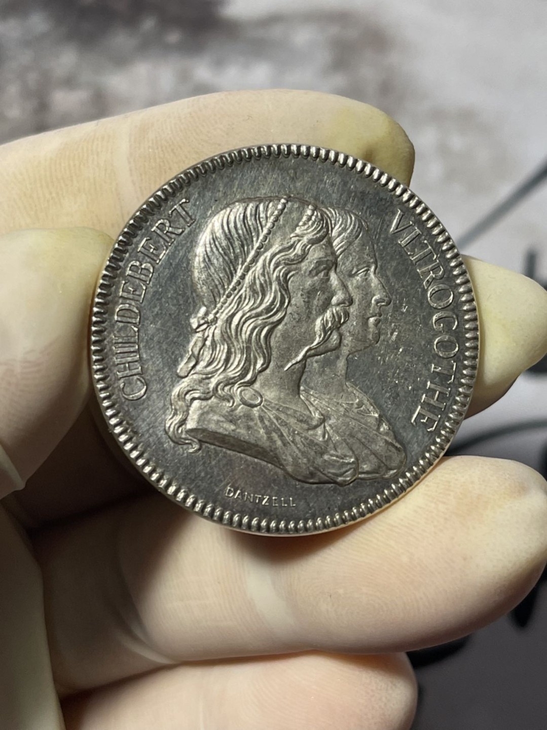 第七场，法国艺术章牌代币拍卖（实时专场） 法国里昂医院建院800周年纪念银章