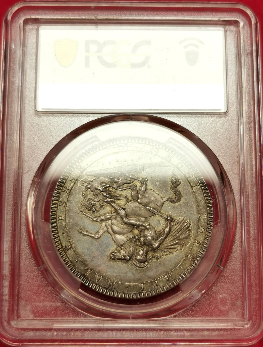凡希社世界钱币微拍第二百二十五期 稀！1819LIX英国乔三马剑PCGS-MS64+传世包浆收藏级！