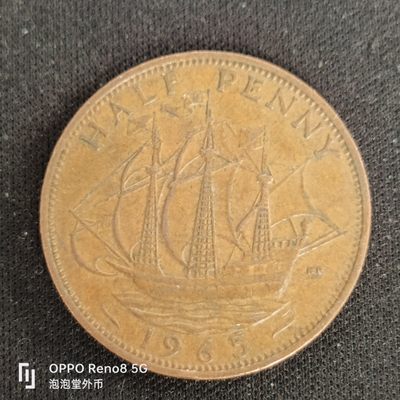 泡泡堂微拍第四十九幕硬币捡漏专场👿👿，零佣金，零押金，累计满二十元包邮 - 英国帆船半便士