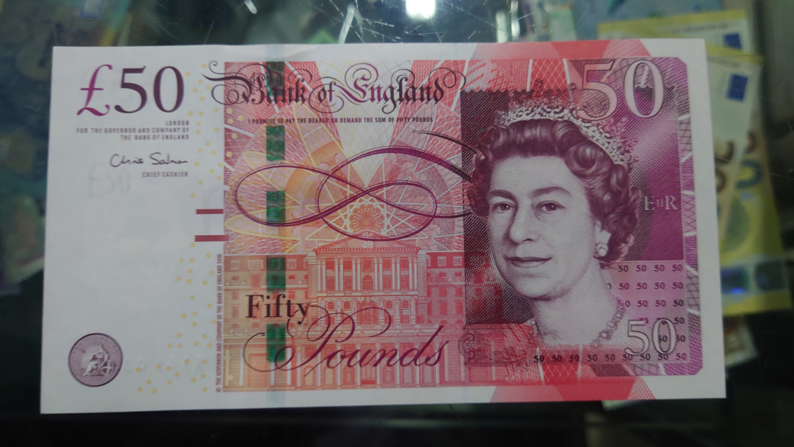 【世界钱币收藏】精选微拍第55期 暨2023年第二期 绝品裸钞全部低价起拍  2010年英国F序列50镑 AA冠 全新绝品