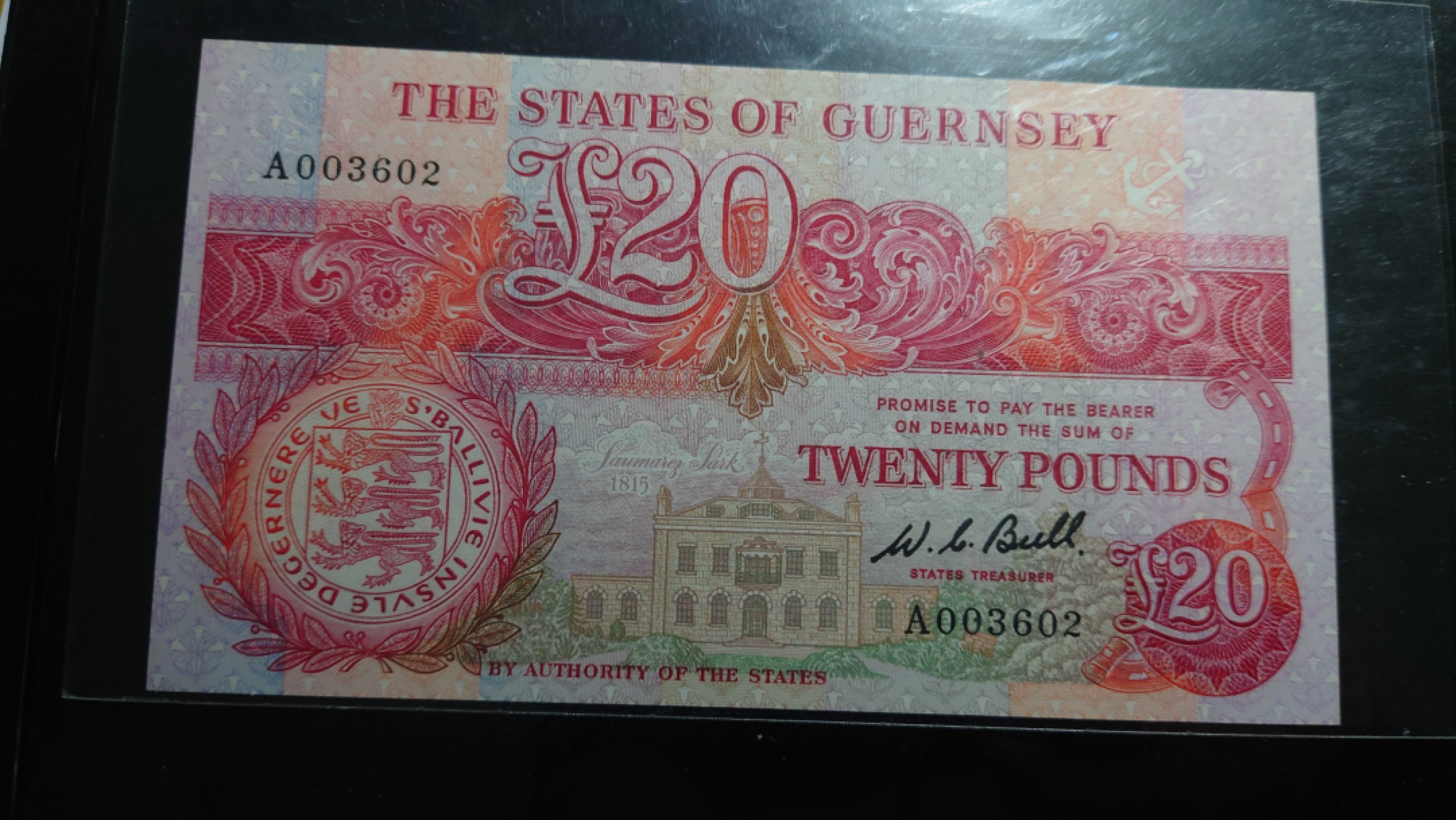 【世界钱币收藏】精选微拍第55期 暨2023年第二期 绝品裸钞全部低价起拍  大票幅 格恩西岛20镑 首发A冠 全新绝品无47