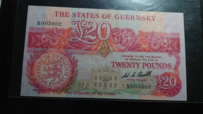 【世界钱币收藏】精选微拍第55期 暨2023年第二期 绝品裸钞全部低价起拍  大票幅 格恩西岛20镑 首发A冠 全新绝品无47