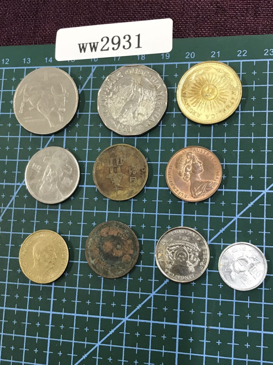 硬币1 外国硬币十枚