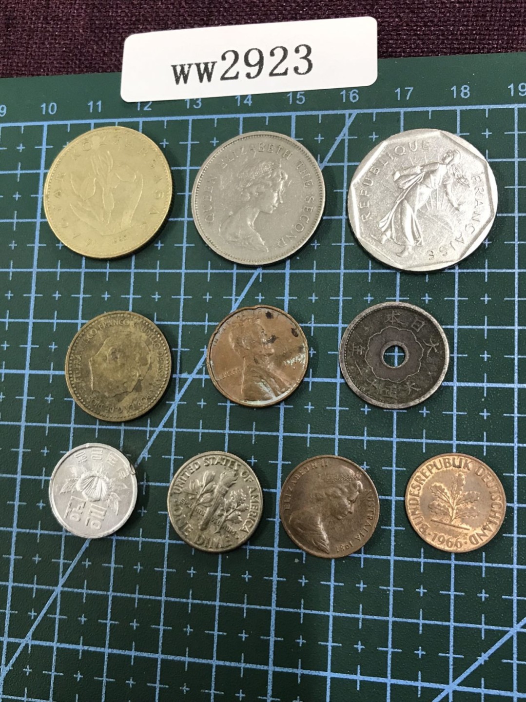 硬币1 外国硬币十枚