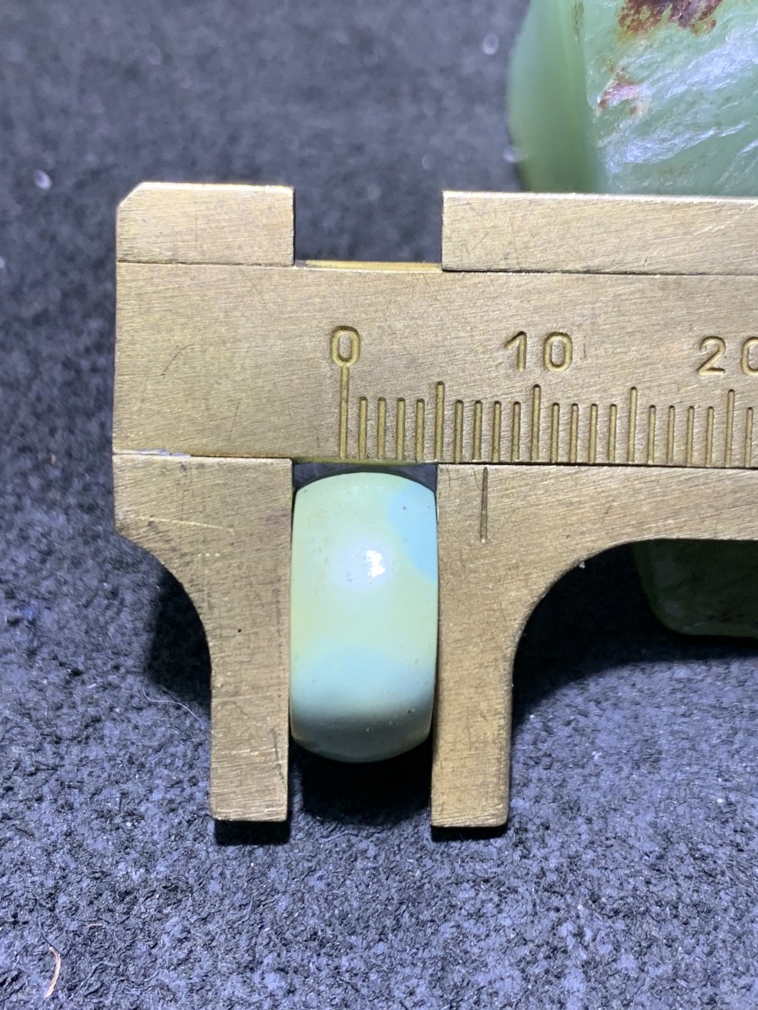 十堰俏色网花松石平安扣一颗