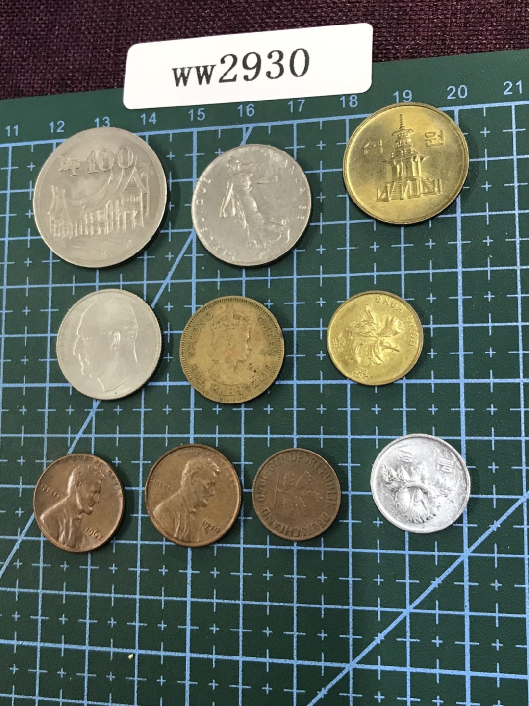 硬币1 外国硬币十枚