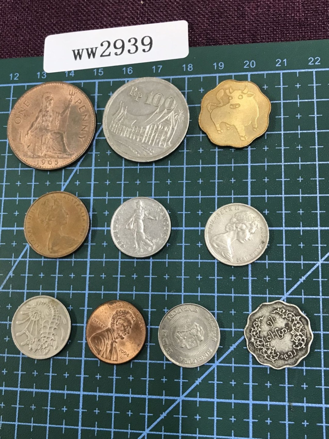 硬币1 外国硬币十枚
