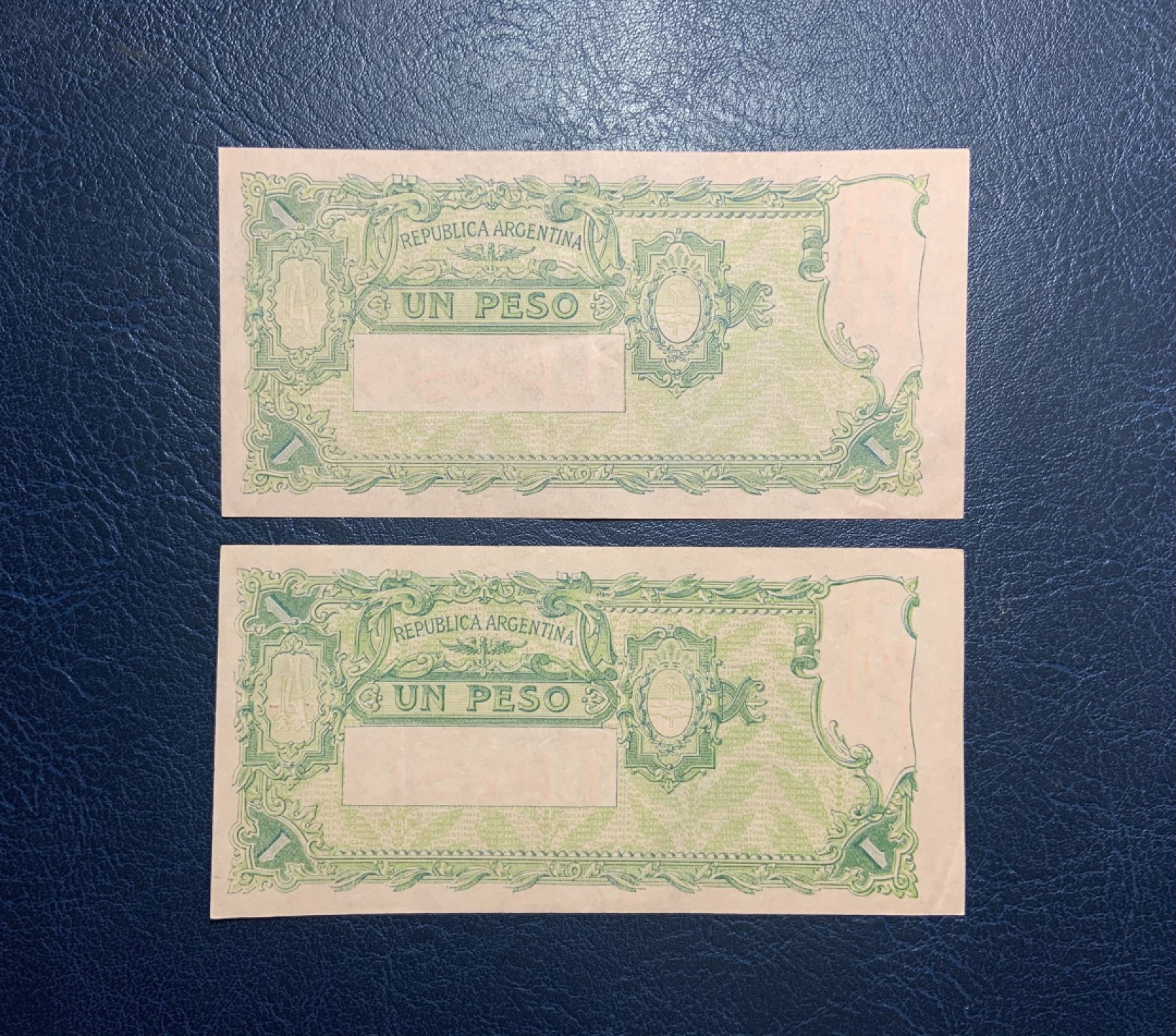 收藏联盟Quantum Auction 第222期拍卖 阿根廷1947年1比索两张 品相如图