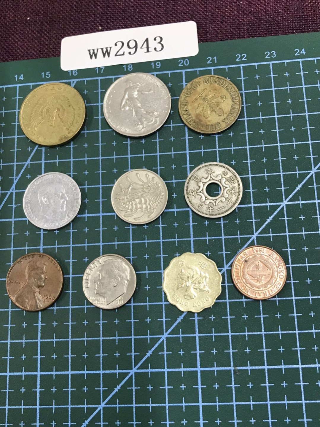 硬币1 外国硬币十枚