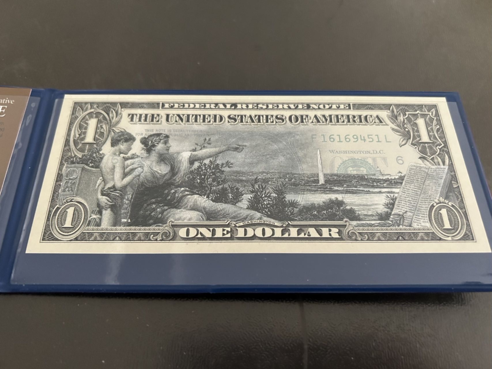 收藏联盟Quantum Auction 第223期拍卖 美国小头美元复刻教育券1元 品相UNC 带原装封套