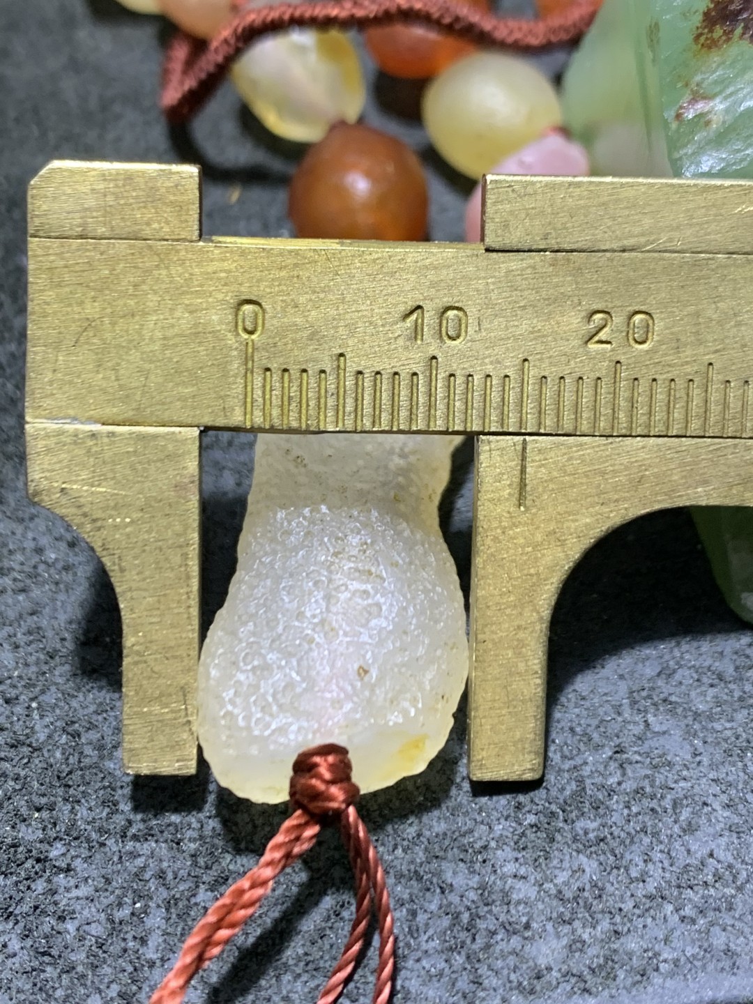 精美天然阿拉善管状玛瑙项链一条