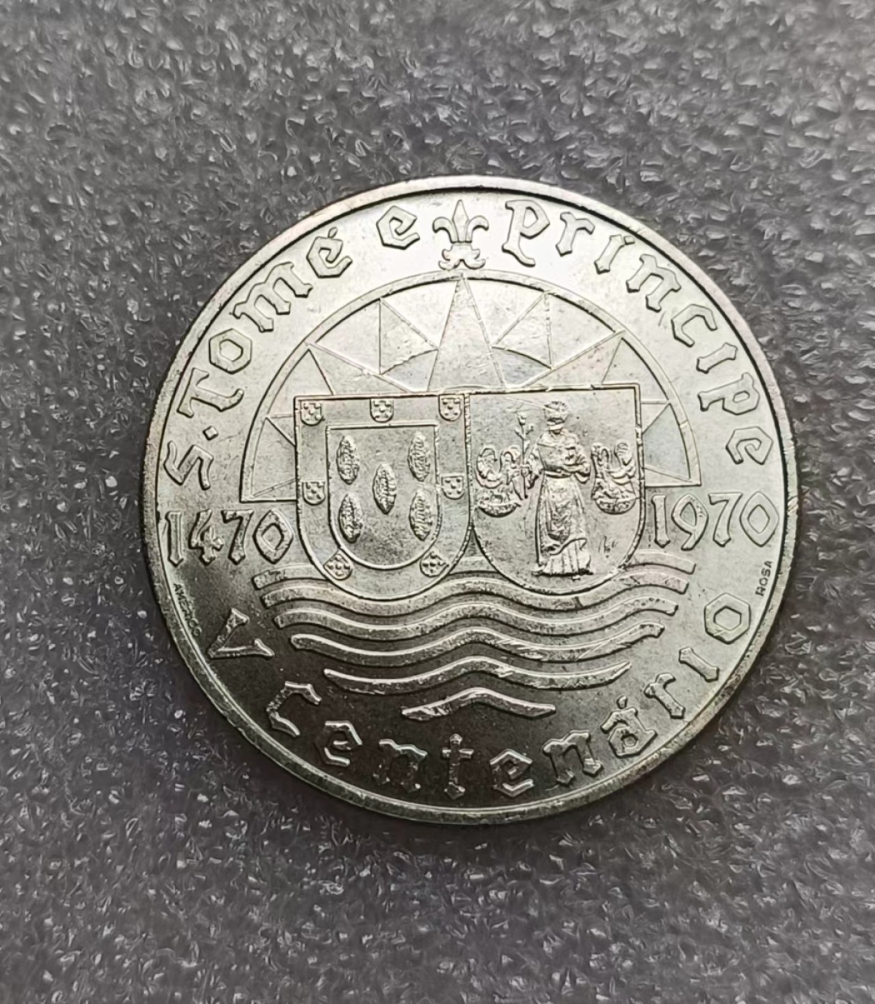 瓶子🏺第80期拍卖会 葡萄牙1970年50埃斯库多大银币