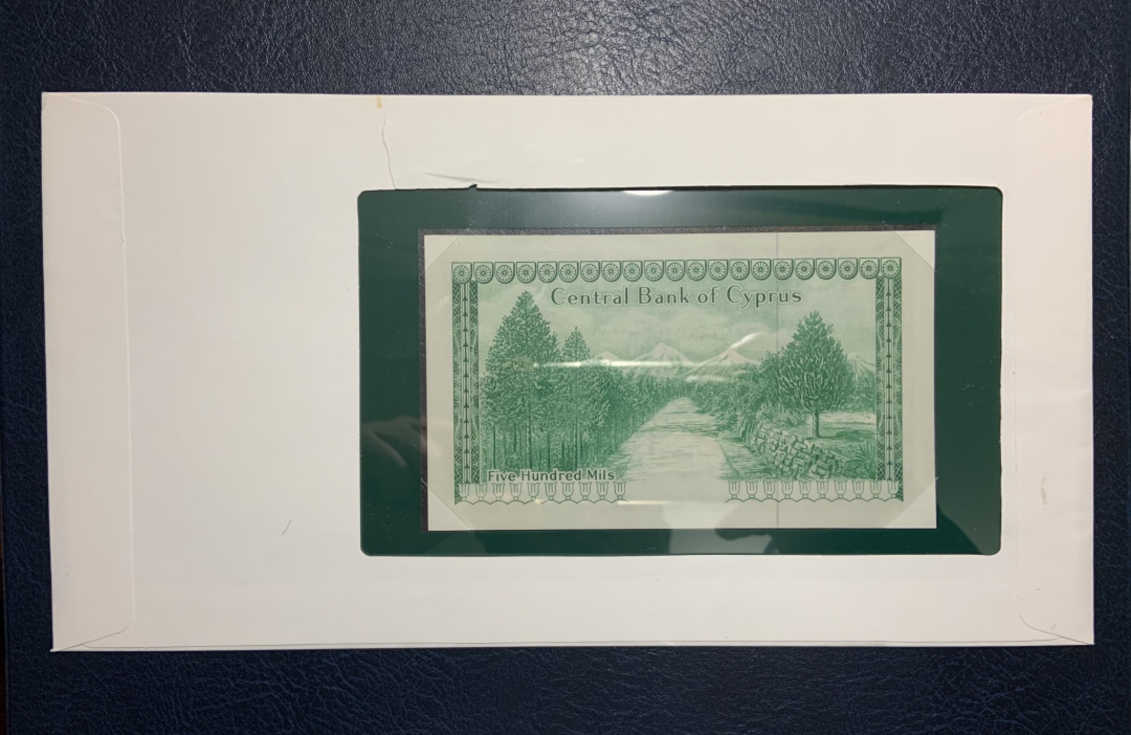 收藏联盟Quantum Auction 第223期拍卖 塞浦路斯1979年500米尔富兰克林邮币封 品相UNC 角和信封有瑕疵 细节如图 BWC经典