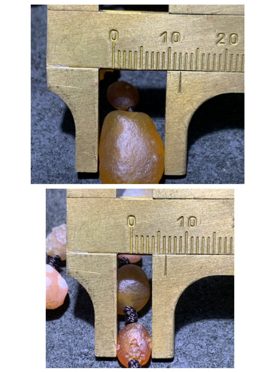 精美戈壁彩珠玛瑙原石项链一条，