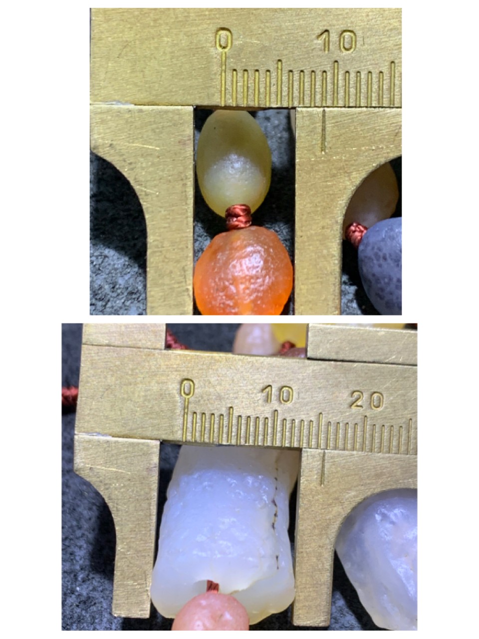 精美天然阿拉善管状玛瑙项链一条