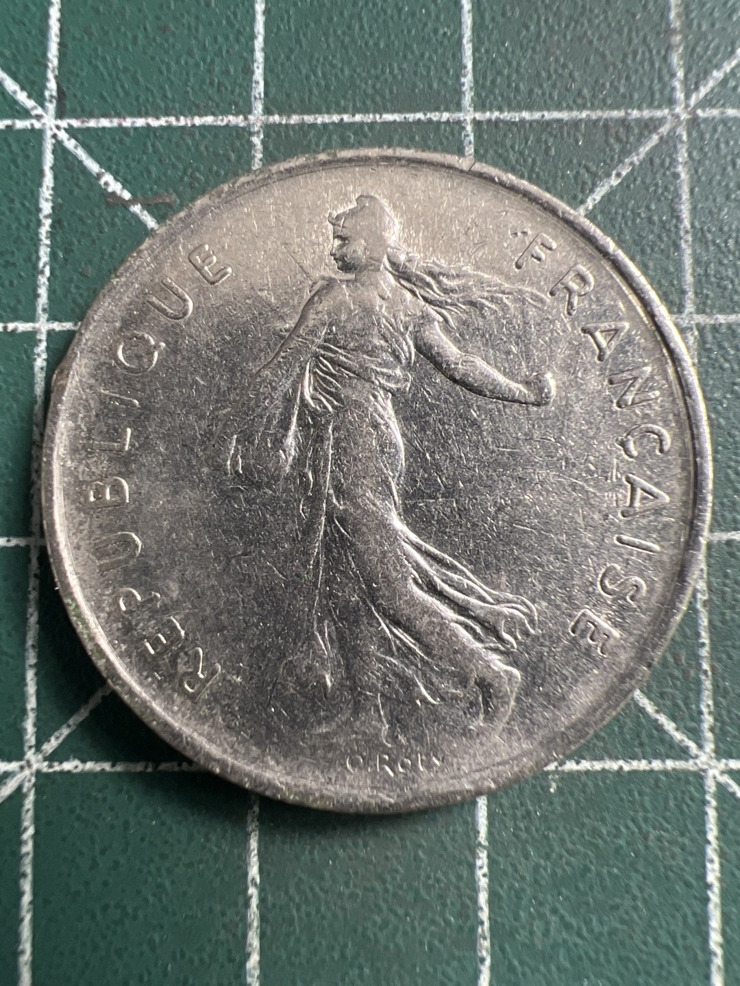 泡泡堂第223期  世界硬币 （无押金，无佣金，捡漏，全场20包邮，偏远地区除外） 法国五法郎。