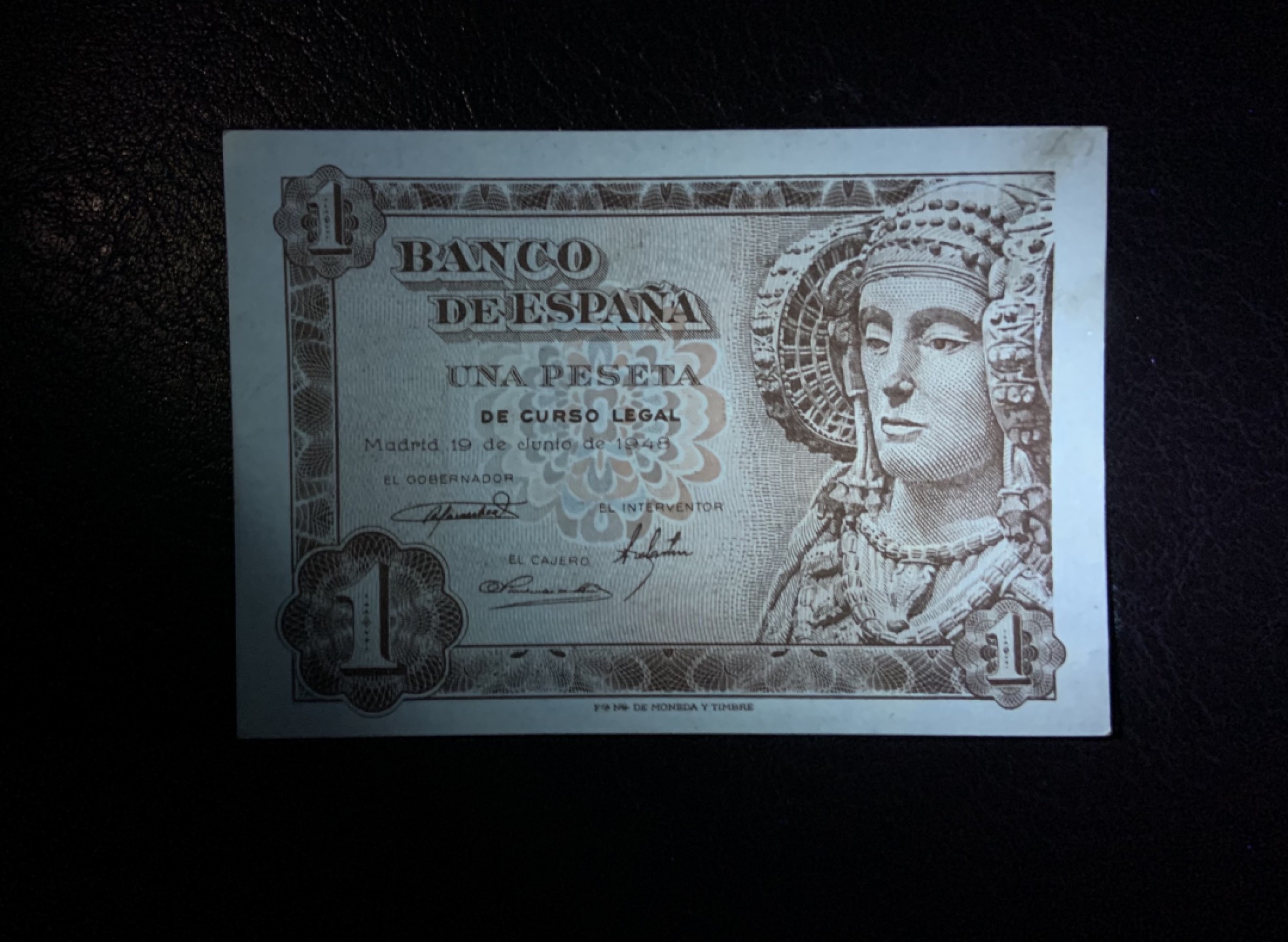 收藏联盟Quantum Auction 第223期拍卖 西班牙1948年1比索 品相UNC-