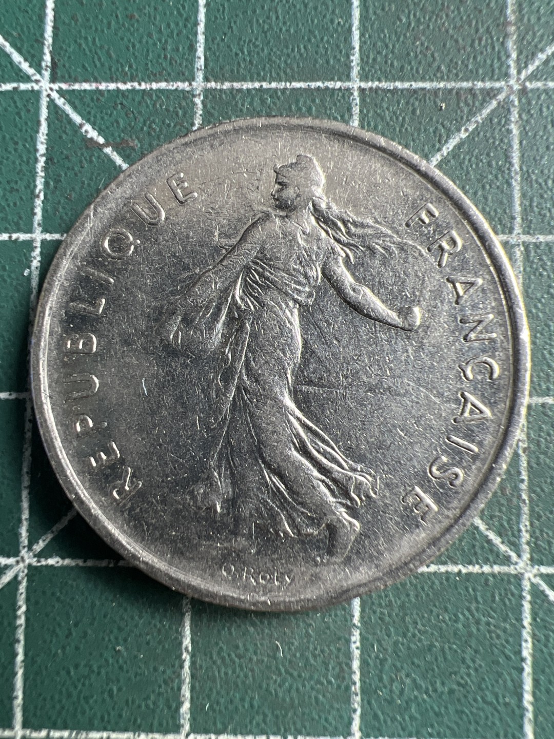 泡泡堂第223期  世界硬币 （无押金，无佣金，捡漏，全场20包邮，偏远地区除外） 法国五法郎。