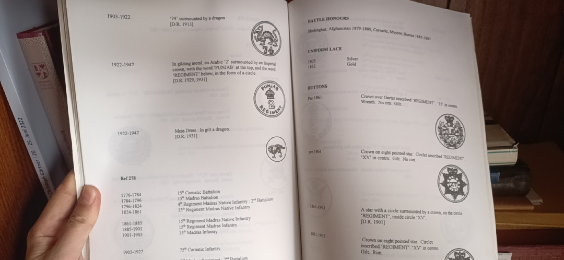 铸币章牌军功章目录（德英瑞士）第五期 英国，印度军队纽扣，第三册